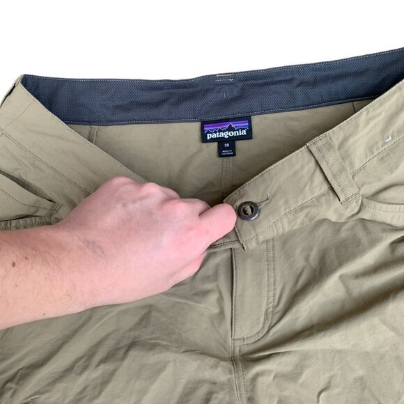 PATAGONIA Quandary Shorts Size 38 Beige - Picture 5 of 7